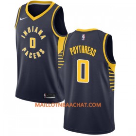 Maillot NBA Indiana Pacers Alex Poythress 0 Nike 2017-18 Navy Swingman - Homme
